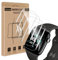 Bodyguard 4 pièces Verre Trempé pour Apple Watch Series 10(46mm), 9H Dureté, Vitre Protection en TPU Flexible, Anti-huile, 0.33mm Grande clarté iWatch 10 46mm protection écran