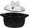DECHOUS Cocotte En Céramique Plat à Rôtir Émaillé Avec Couvercle Poêle Bouillir Marmite Isolé Friteuse Chaud Bol Wok Petit Cuiseur à Riz Non Glacé Le Potage Bouilloire Étain