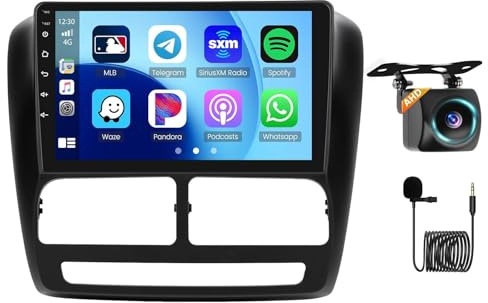 Roinvou 8Core 4+64G Android Autoradio für FIAT Doblo 2010-2015, 9'' | Carplay Android Auto für Opel Combo 2011-2018, Touch Display, GPS Bluetooth WIFI FM/RDS, 32EQ DSP 59UI, SWC Rückfahrkamera