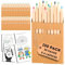 AF® - 150 pack colores, pack pintura niños, 25 mini regalos niños cumpleaños, pack lapices niños regalo, pack pinturas para niños, 6 lapices colores infantiles + Plantillas imprimibles por QR