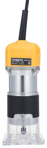 Pretfy 800 -W -Holzrouter -Werkzeug, Holzschneider 30000R Min 6 Variable Geschwindigkeit mit 15 -pcs -Frässerie, Genaues Schneiden für Holzbearbeitung, Trimmen, (EU -Stecker)