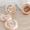 Abridor de botellas de madera personalizado, recuerdo de boda, abrebotellas redondo de madera personalizado, recuerdo de fiesta de boda (70 piezas)