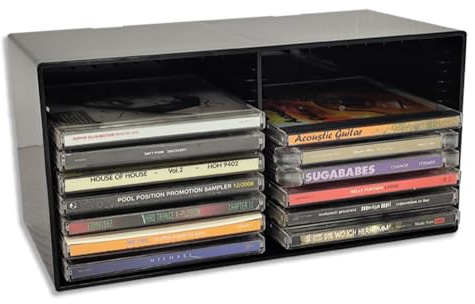 Protected CD-Box Tango für 18 CDs schwarz