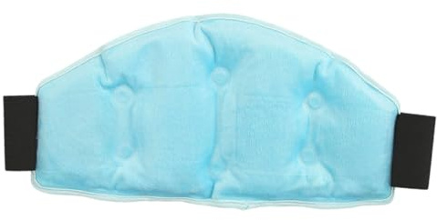TOYZFRIENDY Nackenkühlpackung Gel Eisbeutel mit Verstellbarem Pvc Nackenband Plüschhülle für Wärme und Kältetherapie bei Nackenbeschwerden
