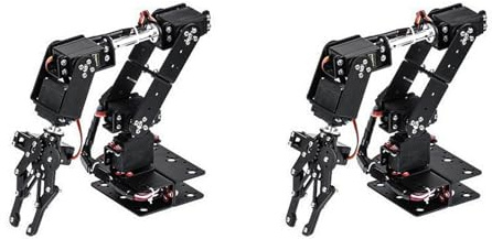 Akfldms 2X 6DOF Roboter Mechanischer Arm Klemmklauensatz DOF Manipulator Industrieller Manipulator für Robotik