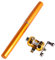 Andux Mini beweglicher Angelrute-Fischerei-Gang Carbon-Felsen-Angelrute Salzwasser-Fischerei Rod GBG-01 (Gold)