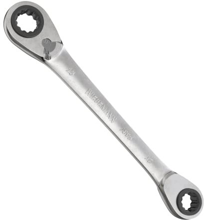 Chiavi a bussola con cricchetto 4 in 1 da 8, 10, 12 e 13 mm WIESMANN 1893 I cricchetto a bussola doppia I 81062