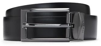 HUGO Herren Elvio-U Gürtel,, per pack Schwarz (Black 002), 110|#110|#678 (Herstellergröße: 110)