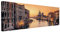Leinwandbild - Goldenes Venedig Panorama Bild auf Leinwand 40x120 cm