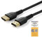 StarTech.com Cable HDMI de Alta Velocidad con Ethernet Premium - 4K 60Hz - de 1m - para Monitor de Ordenador o TV (RHDMM1MP), negro