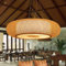 E27 Pendellampe Retro Hängeleuchten Natürlichen Bambus Pendelleuchte Vintage Gewebte Rattan Lampenschirm Kronleuchter Höhe Verstellbare Hängelampe Beleuchtung Restaurant Teestube Café Deckenlicht,60cm
