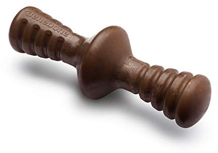 Benebone Zaggler Unzerstörbares rollendes Hunde-Kauspielzeug für Aggressive Kauer, langanhaltender robuster Langeweilebrecher für Hunde, echter Erdnussgeschmack, für riesige Hunderassen, hergestellt