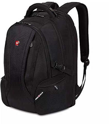 Swiss Gear SwissGear ScanSmart Laptop Backpack, Fits Most 16 Notebook Computers, Outdoor, Travel, hiking dayback, Black, 16 inch, Daypack Backpacks