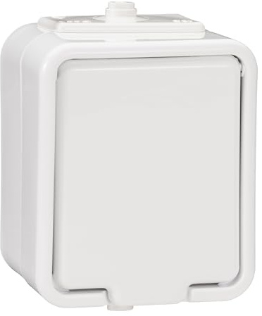 Cedar Luftsteckdose einzeln z/u 16A IP44 weiß Nt-130H NT130H01 Schneider electric 5904093009979