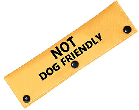 PWHAOO Handler Need Space/Not Dog Friendly Dog Leash Wrap Rescue Dogs Anxious Dogs Leash Sleeve Nervous Dog Leash Sleeve (Not Dog Friendly Sleeve)