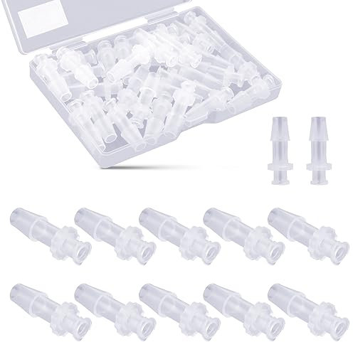 30 Stück Spritzenadapter, Transparent Weiblicher Luer Lock 1/4 Zoll Luer Lock Verbindungsset zum Spritzen Kupplungsadapter