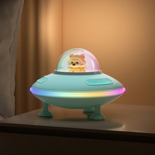 Bluetooth Speaker with RGB Lights Birthday Gifts for Kids,Teen,Boys,Men Bluetooth 5.4 Wireless Speaker RGB Color Changing Table Lamp Multi-Colored Night Light for Bedroom,Party,Game Rooms(Blue)