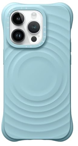 CASETiFY Ripple Silicone Case for iPhone 13 Pro [Magsafe Compatible / 6.6 ft. 2X Military Grade Drop Protection] Soft-Touch, Secure Grip - Sky Blue