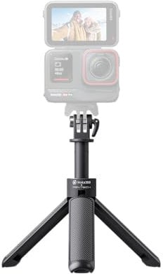Insta360 Mini 2-in-1 Tripod for X3, X4, X5, Go 3/3S, Ace Pro, Ace, Link. Tripod & Selfie Stick All-in-One, Small and lightweight.