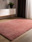 benuta Sohari Tapis de salon basique à poils longs, rose, 80 x 150 cm, look minimaliste, doux et lavable, pour chambre à coucher, couloir ou salle à manger, adapté au chauffage au sol