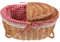 Kisangel cesta de picnic estera cesta de mimbre con asa decoración esportón paraca cestas almacenaje cesta almacenaje cestos con tapa cesta de mimbre con tapa cesta tejida con asas paño