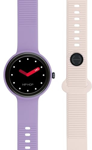 HIP HOP, Smartwatch Hero.NEXT, Smartwatch Donna con 2 Cinturini Intercambiabili in Silicone, Orologio Smart con Display 1,09, Bluetooth 5.0, Funzioni Salute e Sport, Compatibile con iOS e Android
