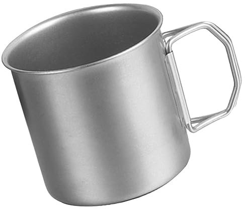 Garneck Taza De Acero Inoxidable Plegable 8cm Para Camping Taza De Agua Portable Adecuado Para Senderismo Para Exteriores Para Bebidas