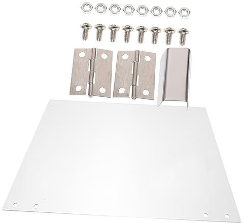 Ipetboom Pvc Door Panel Popcorn Machine Doors Popcorn Machine Panel Popcorn Machine Replacement Door Popcorn Machine Clear Panel for Popcorn Machine Parts Cover Popcorn Maker Dash White