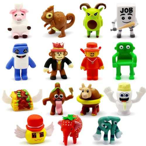 Kouipoie MINI 2.2IN Steal A Brainrot Action Figures Set,Cute Collectible Toys for Fans,Premium ABS Movable Figures,Fun Desk Decor & Stocking Fillers,Ideal Birthday,Christmas & Party Gifts.(15PCS)