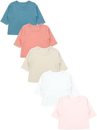 TupTam Baby Mädchen Langarmshirt 5er Set