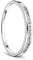 Orovi Damen-Ring Memoire Hochzeitsring Weißgold 18 Karat (750) Brillianten 0.10 carat Verlobungsring Diamantring