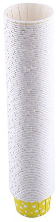 100er Cupcake Förmchen Papier Kuchen Cupcake Liner Fall Wrapper Muffin Baking Cup für Party Hochzeit Weihnachten 7 Farben(Gelb)