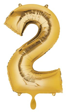 Mid Size Number 2 Gold