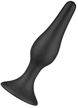 Analdildo aus Silikon von EIS, Farbe:Schwarz, Größe:S