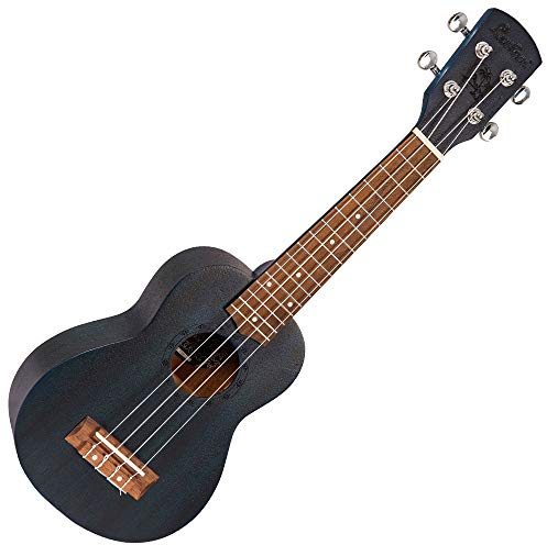 LAKA ACOUSTIC UKULELE & BAG ~ SOPRANO ~ MIDNIGHT BLUE VUS5BL