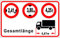 Plott Factory Personalisierter LKW Aufkleber | Fahrzeugdaten auf einen Blick, UV-gedruckt, 95x60mm