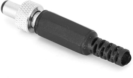 Garosa DC-Stecker, 20-TLG. 5,5 mm x 2,1 mm Löt-Netzteil-Anschlussadapter mit Verriegelung aus Kunststoff Metall für die Reparatur von Stromkabeln für Audio-Media-Player