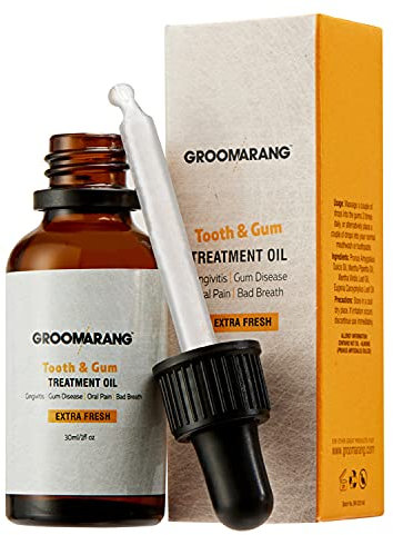 Groomarang Gum Oil - Made from 100% Pure Botanical Oils (Extra Strength) Convenient Dropper Bottle for Accurate Dispensing 30ml