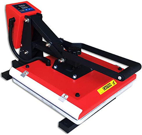0℃ Outdoor Prensa de Calor, Impresora para Camisetas con Control Digital, Máquina Plancha Termica Sublimacion, Placa de Calor de 38 X 38 Cm, 180 Grados de Temperatura Constante