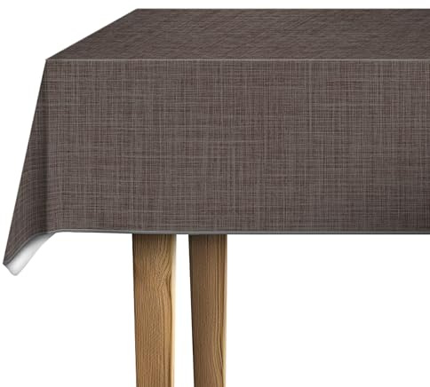 d-c-fix Wachstuchtischdecke Sharon marone 1,5 m x 2,20 m | Tischtuch im Vintage-Stil für den Küchen-, Ess- oder Gartentisch – lebensmittelecht, abwaschbar & wasserdicht