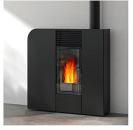 Godin stufa a pellet a legna 9kw nera 491010noir