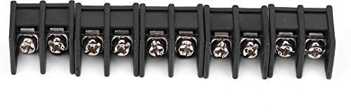 Kadimendium 50pcs Morsettiere a Barriera di Cablaggio Connettore Elettrico per Morsettiera a 2 Pin da 7,62 Mm per Circuito Stampato