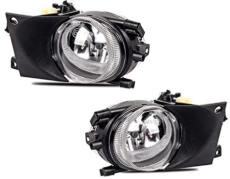 Nebelscheinwerfer passt für BMW E39 5 Series 09/2000-06/2004 for standard bumper Ein Paar Nebelscheinwerfer Saubere Linse H8 12V 35W WISCOL