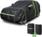 NEVERLAND Funda Coche, PEVA+Algodón Vellón Fundas Coche Exterior Universal SUV Cubierta Impermeable, con Cremallera y Banda Reflectante para Frio, XL 510x200x180CM