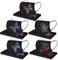 QinMMSPORTS 50 Stück Erwachsene Mundschutz 3D Druck Cartoon Motiv Mund und Nasenschutz Halstuch Einweg Bunt 3-lagig Einmal MNS Mund-Tuch Staubdicht Atmungsaktiv Tücher Bandana Schals Unisex