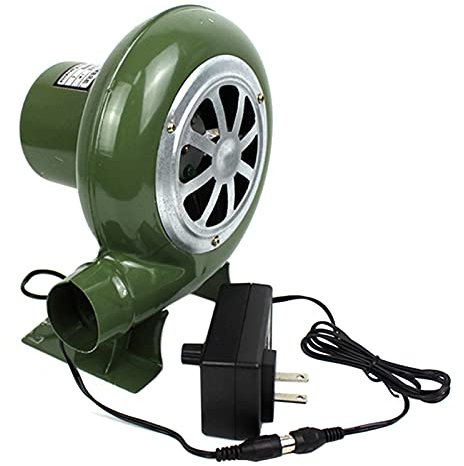 DBGA Schmiede Gebläse, Gebläse Radialgebläse mit Regler, Radial BBQ Kaminventilator, Stabiler Wind Kupfer Motor - 30W/60W/100W