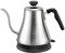 DarkSwan Electric Gooseneck Kettle - 0.8L, 220 Volt, Stainless Steel Electric Tea Kettle - Water Pot Heater/Warmer, Coffee & Tea