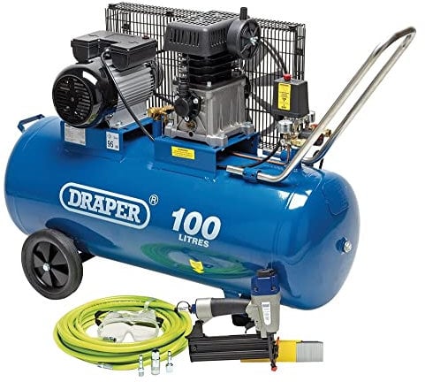 DRAPER 24037 - Compressor and Air Nailer Kit