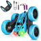 CYM Remote Control Cars, RC Stunt, 4WD 2.4 Ghz Remote Control with LED Light, 360°Double Side Flips RC for 6+ Year Old Boy Kids Girl