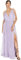 Anaya with Love Damen Ladies Women Dress Maxi Short Sleeve Cami V Neckline Long Length Empire Waist Bridesmaid Wedding Guest Prom Kleid, Moody Lilac, 38